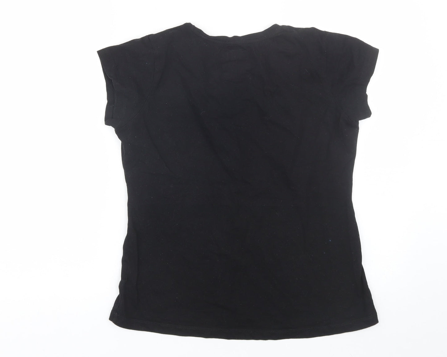 Juliet Womens Black   Top Pyjama Top Size M
