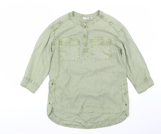 RIG utiliy Womens Green   Basic Blouse Size S