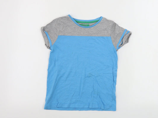 Marks and Spencer  Boys Blue   Basic T-Shirt Size 7 Years