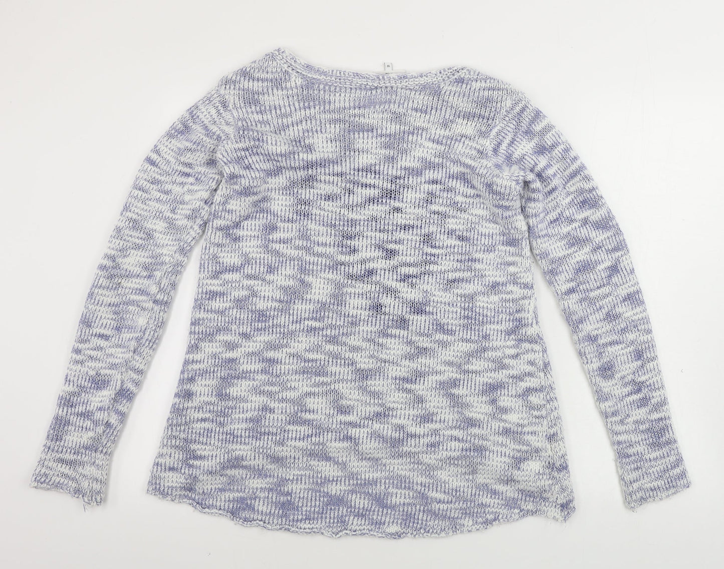 New Look  Womens White Houndstooth  Pullover Jumper Size 10
