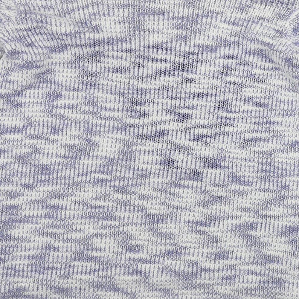 New Look  Womens White Houndstooth  Pullover Jumper Size 10