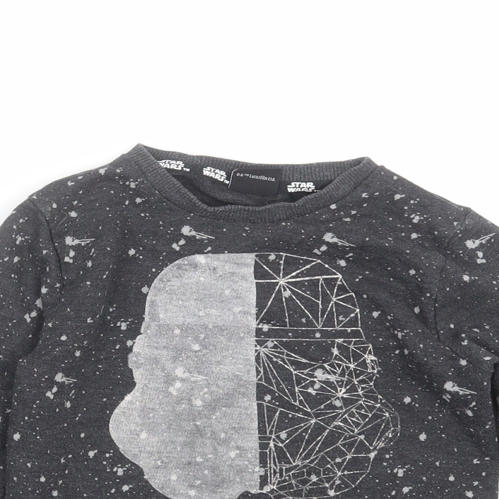 NEXT Boys Grey   Pullover Sweatshirt Size 5 Years  - Storm trooper