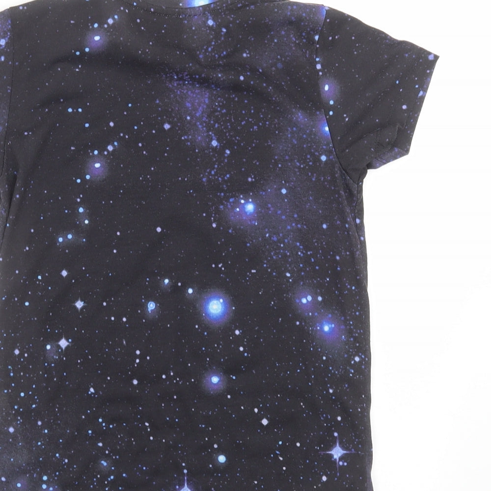 Primark Boys Black   Basic T-Shirt Size 7-8 Years  - star wars