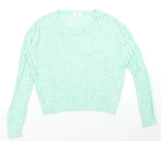 Pins & Needles Womens Blue   Pullover Jumper Size M