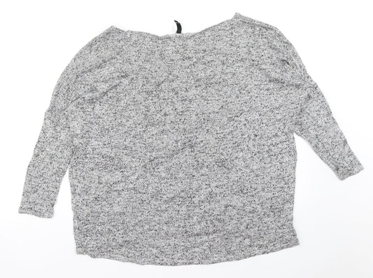 Divided Womens Grey   Pullover Jumper Size M