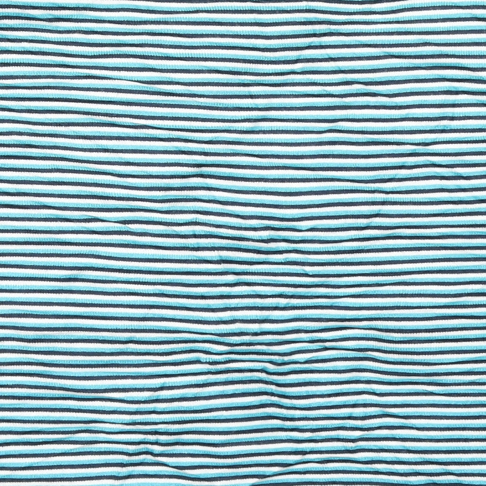 Precis Womens Blue Striped  Shrug Jumper Size L