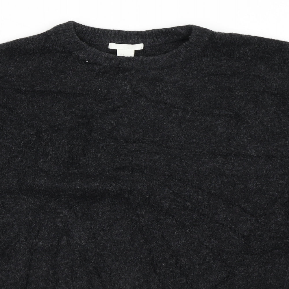 H&M Womens Black   Pullover Jumper Size S