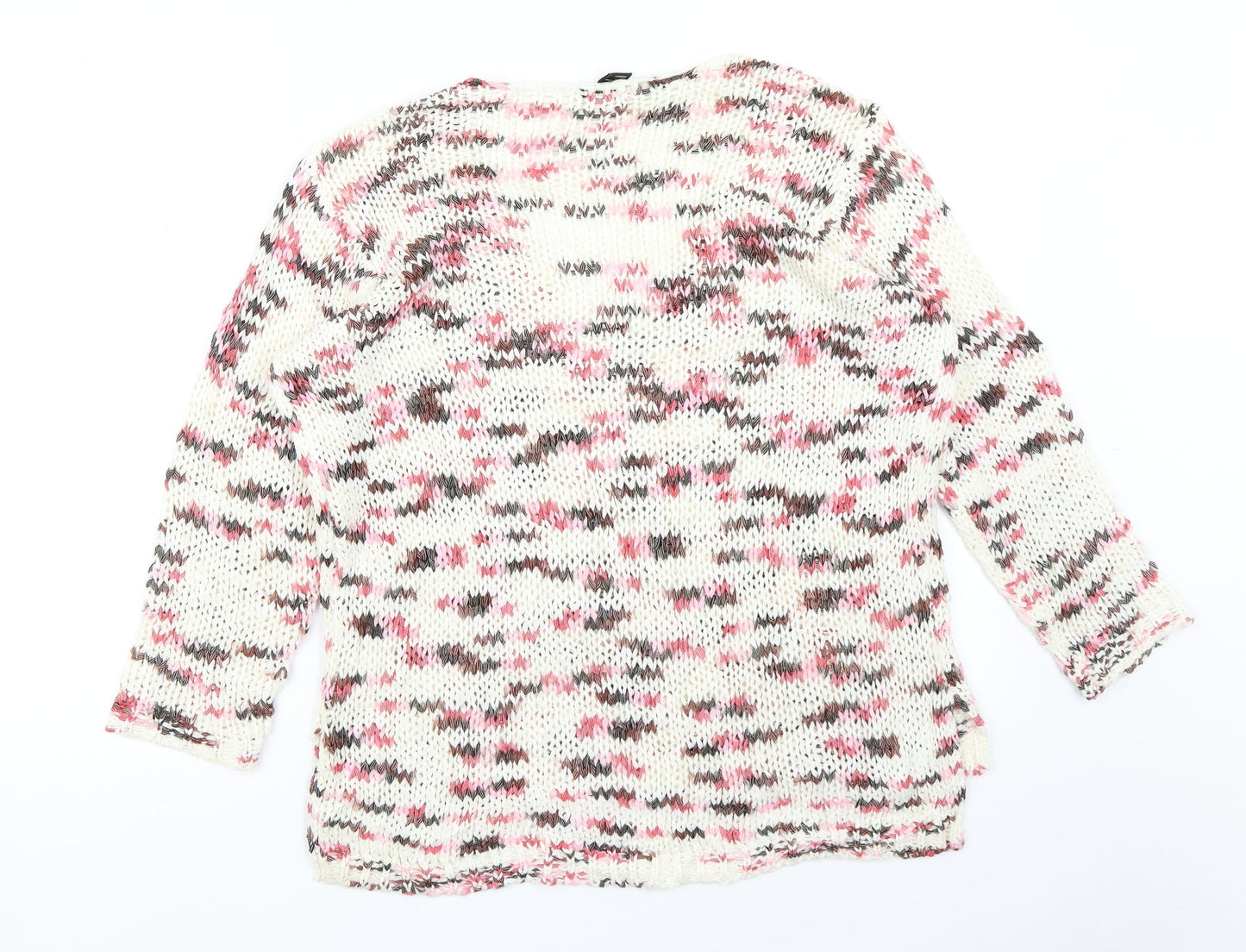 H&M Womens Ivory   Pullover Jumper Size L