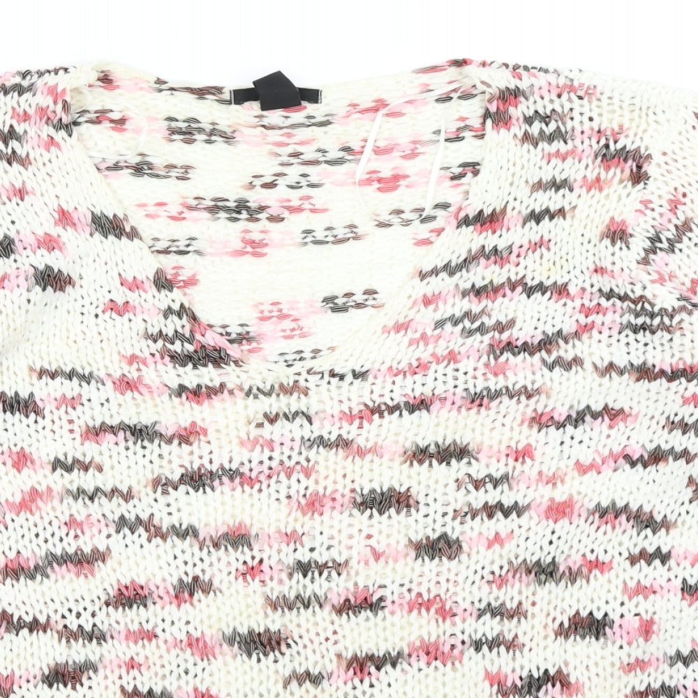 H&M Womens Ivory   Pullover Jumper Size L