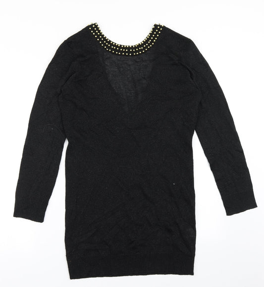 Motel Rocks Womens Black   Pullover Jumper Size S