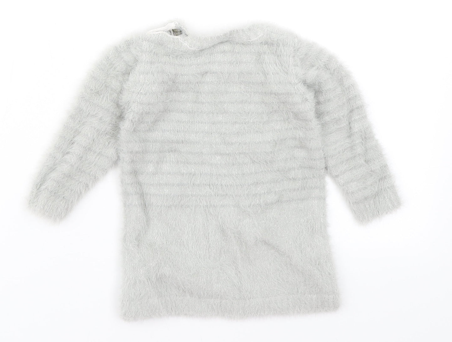 Primark Baby Grey   Pullover Jumper Size 3-6 Months  - Rabbit
