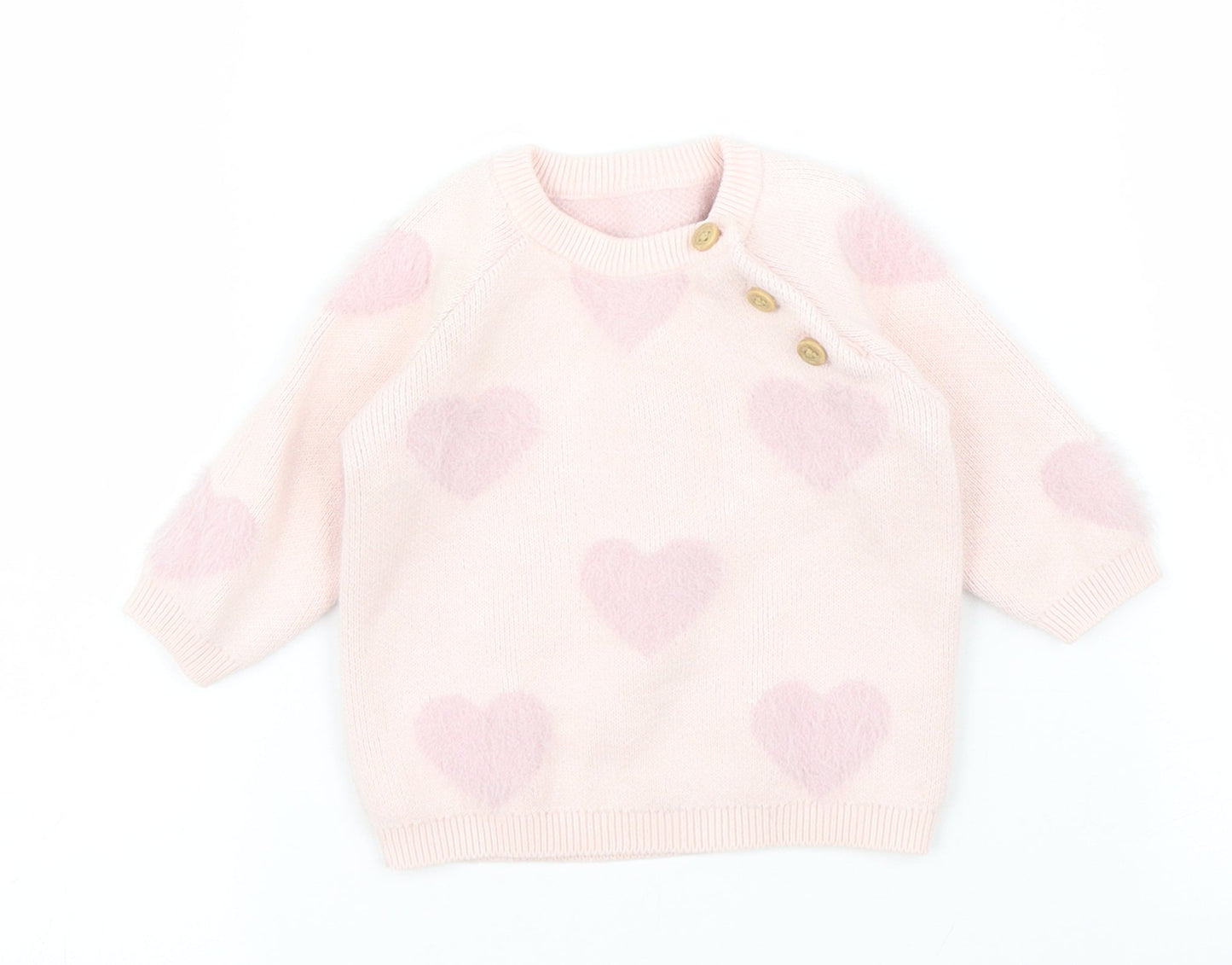 George Girls Pink   Pullover Jumper One Size