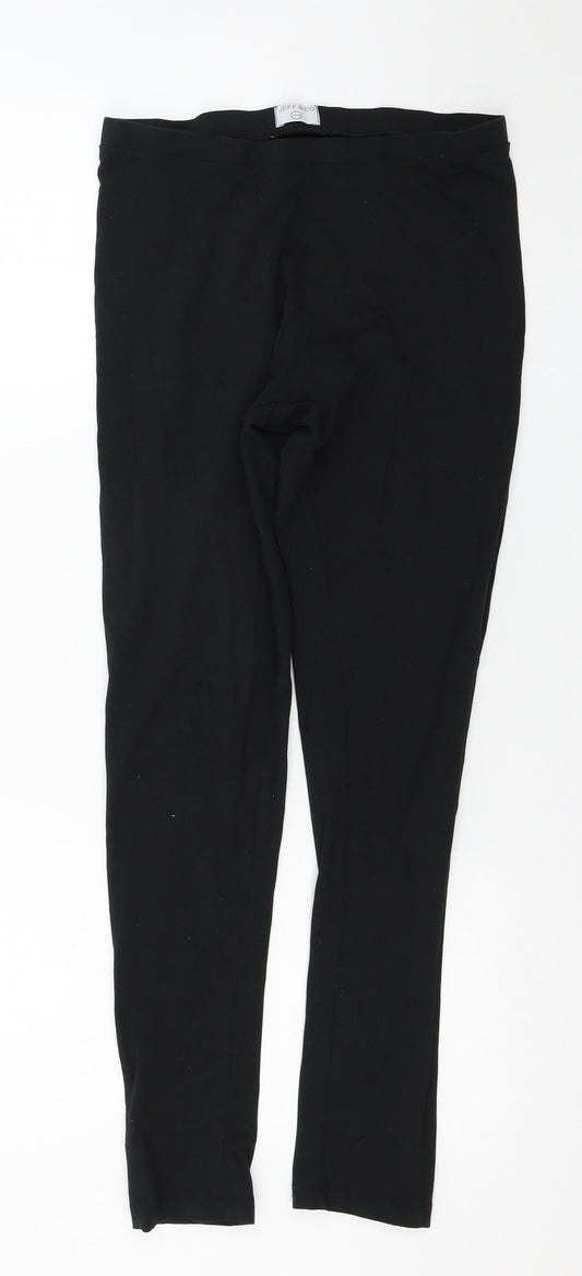 jeff&co Womens Black   Jegging Leggings Size 12 L27 in