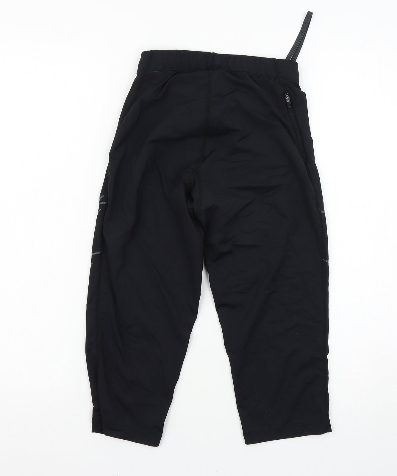 Basics Womens Black   Cropped Leggings Size S