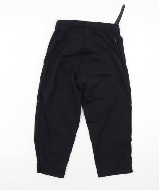 Basics Womens Black   Cropped Leggings Size S