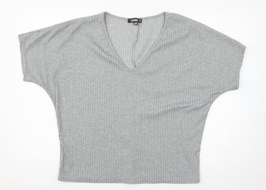 Missguided Womens Grey   Pullover Jumper Size 12