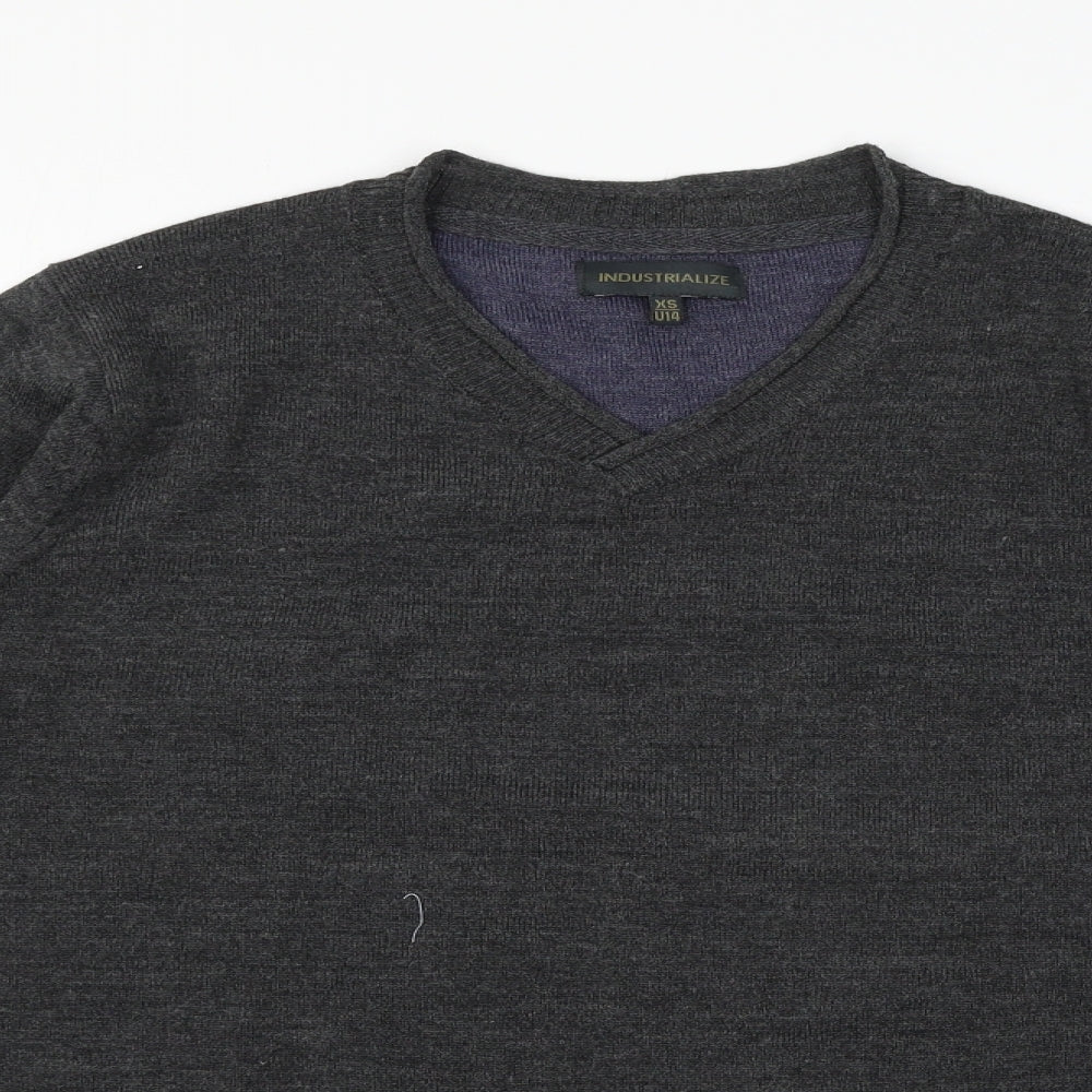 Industrralize Mens Grey   Pullover Jumper Size XS