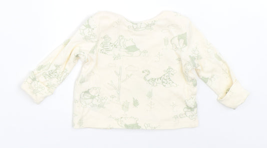 George Boys Ivory   Basic T-Shirt Size 0-3 Months  - disney