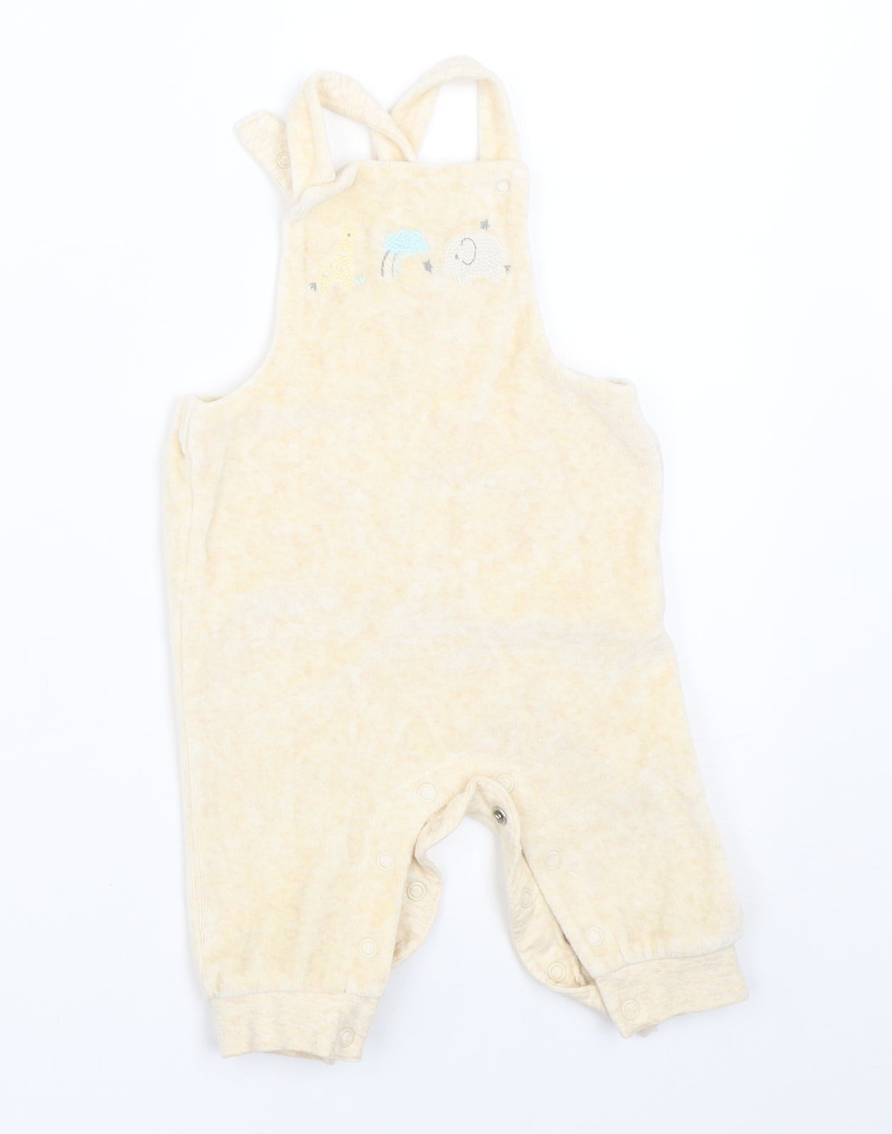NEXT Boys Beige   Dungaree One-Piece Size 3-6 Months