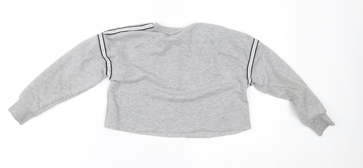 Primark Girls Grey   Pullover Sweatshirt Size 7-8 Years