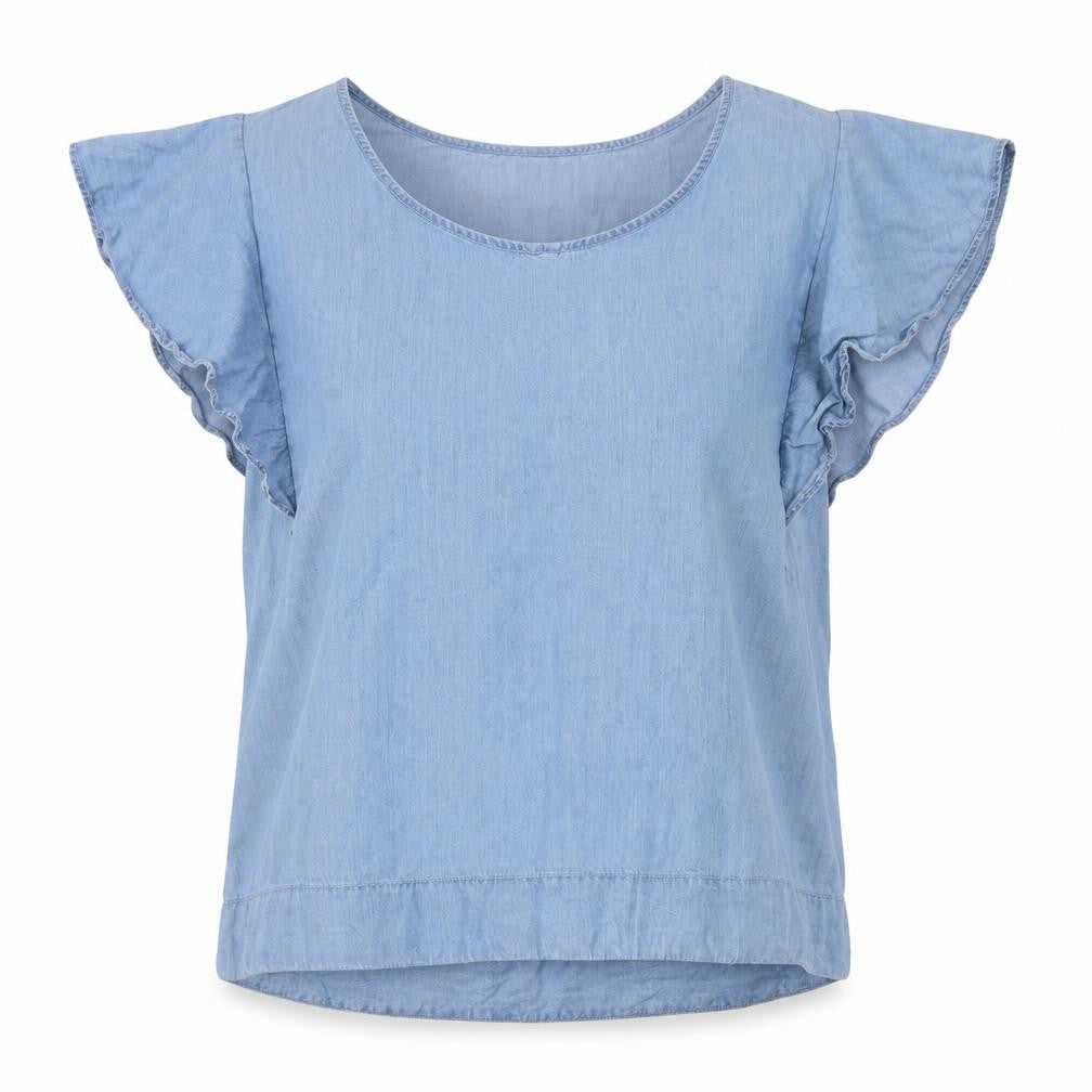 TRW&CO Womens Blue   Basic Blouse Size M