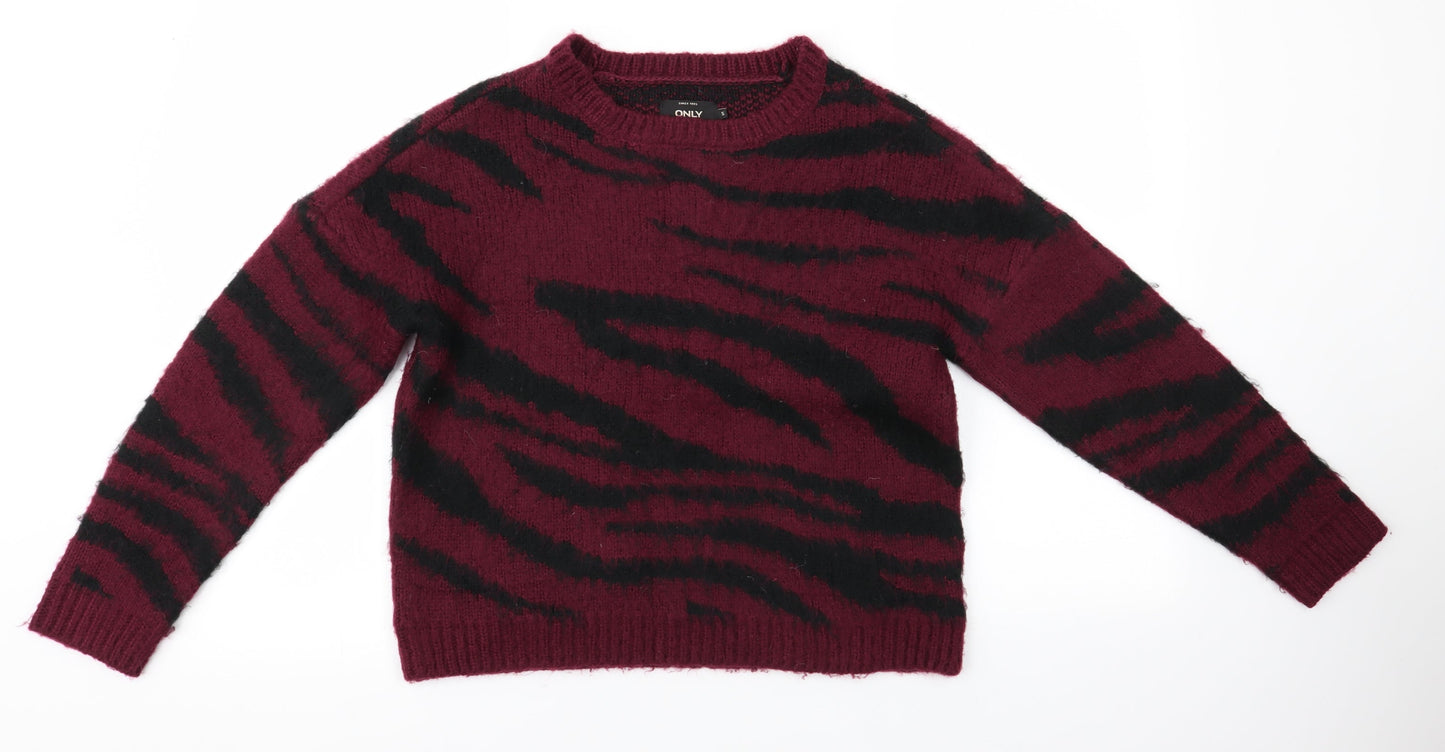 Only Womens Multicoloured   Pullover Jumper Size S