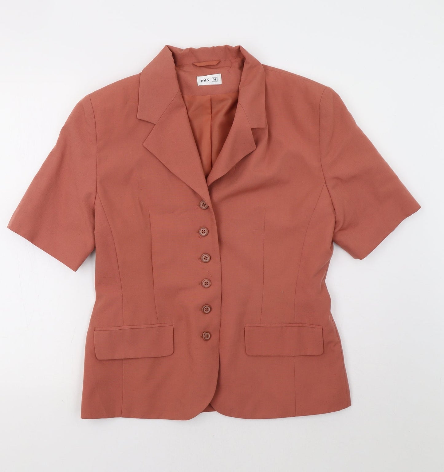 BHS Womens Pink   Jacket Blazer Size 14