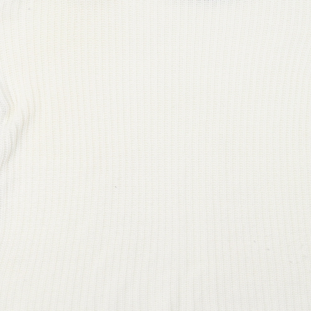 In the Style Womens White Colourblock  Jumper Dress  Size 8