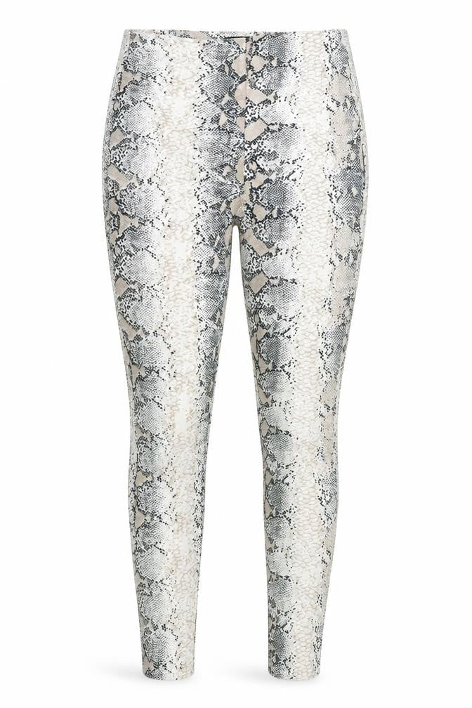 PRETTYLITTLETHING Womens Multicoloured Animal Print  Capri Leggings Size 6 L27 in