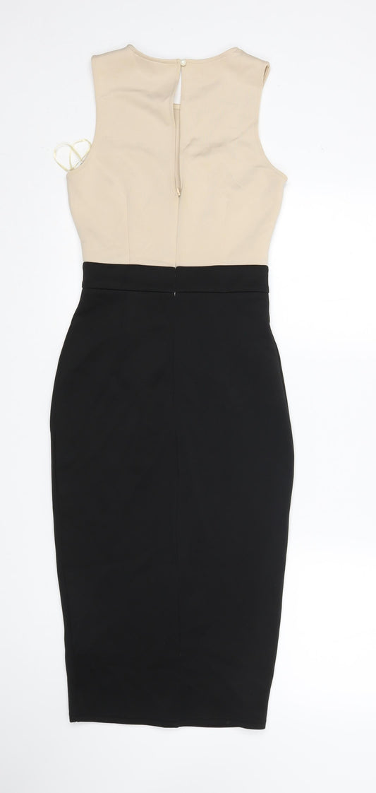 Boohoo Womens Multicoloured   Pencil Dress  Size 6