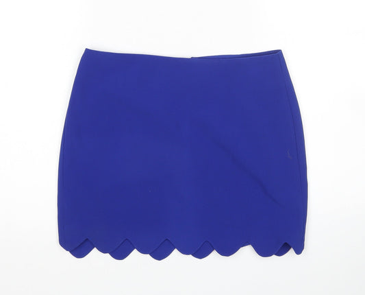 FOREVER 21 Womens Blue   Mini Skirt Size S