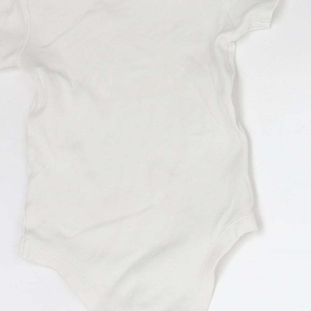 TU Baby White Floral  Babygrow One-Piece Size 3-6 Months