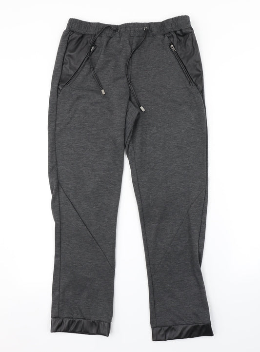 URBAN BLISS Womens Grey   Sweatpants Trousers Size 10 L27 in