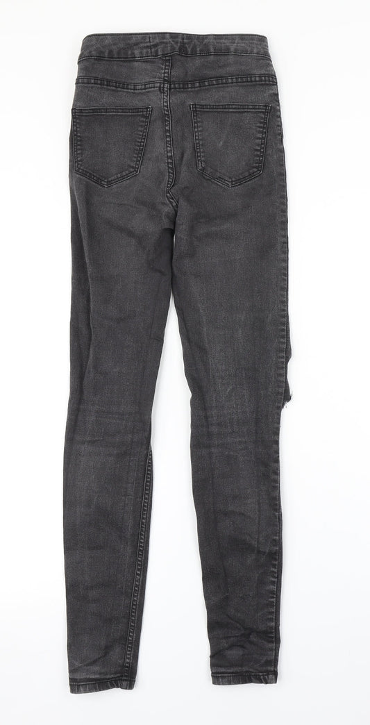 New Look Womens Grey   Jegging Jeans Size 6 L32 in