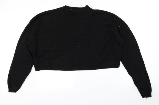 In the Style Womens Black   Pullover Jumper Size 16