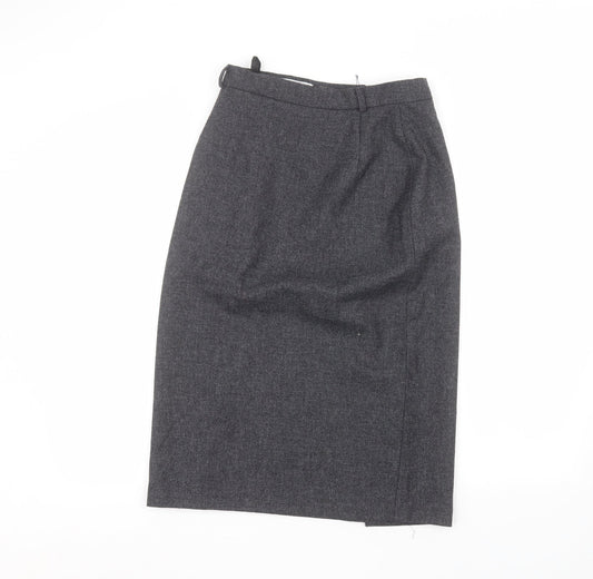 Edinburgh Womens Black   A-Line Skirt Size 12