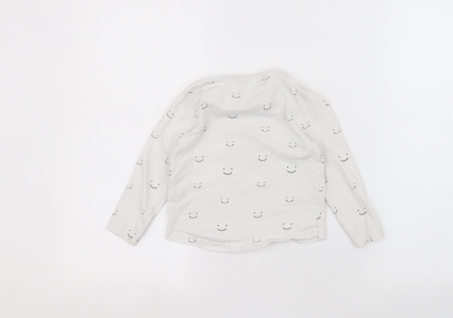 George Boys White   Basic T-Shirt Size 2-3 Years