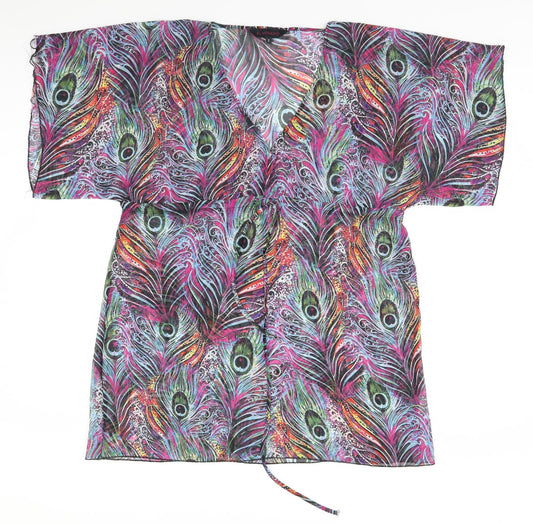 El Verano Womens Multicoloured Floral  Basic Blouse Size S