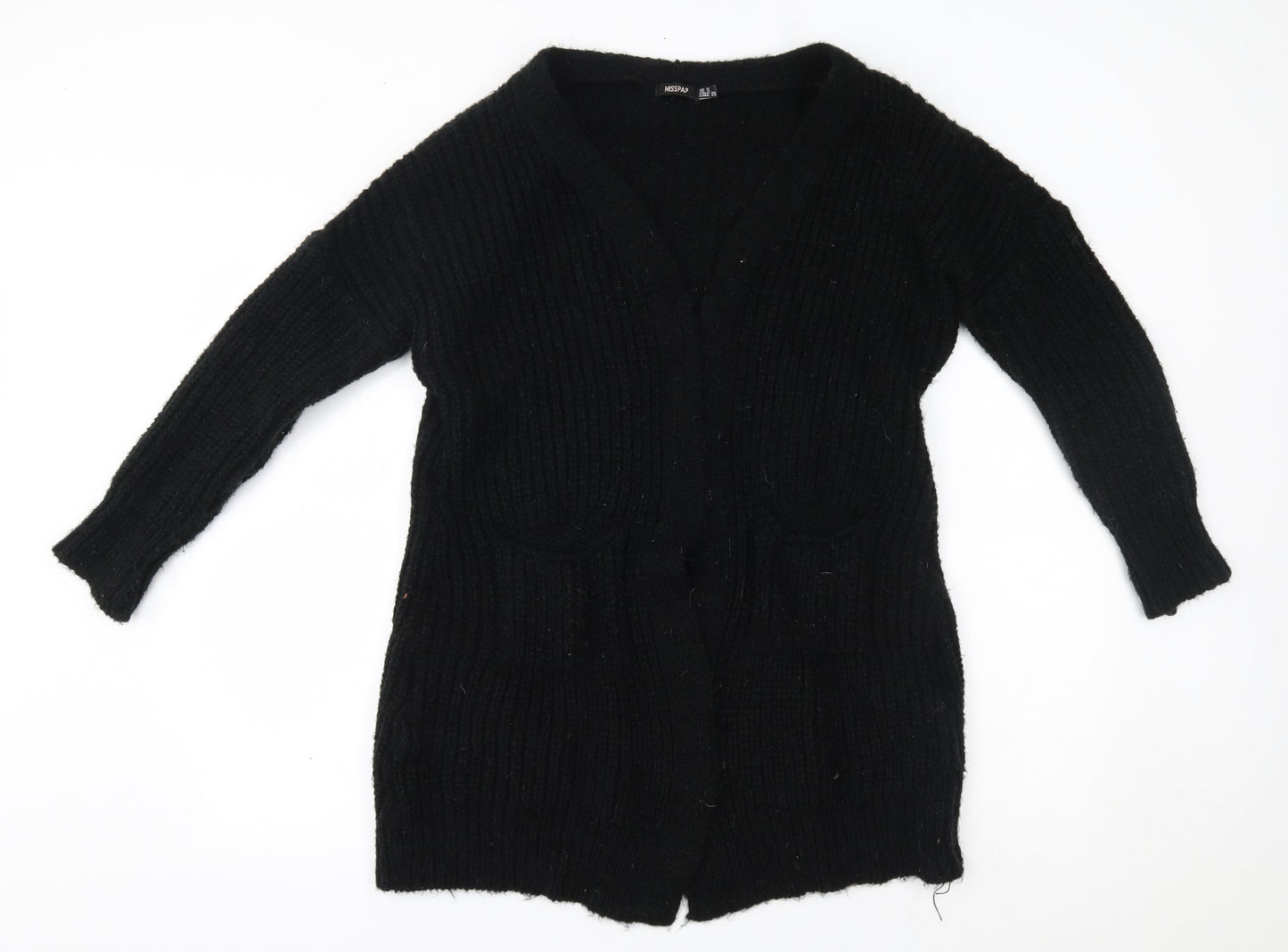 Misspap Womens Black   Cardigan Jumper Size 8