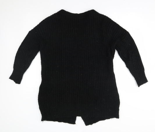 Misspap Womens Black   Cardigan Jumper Size 8