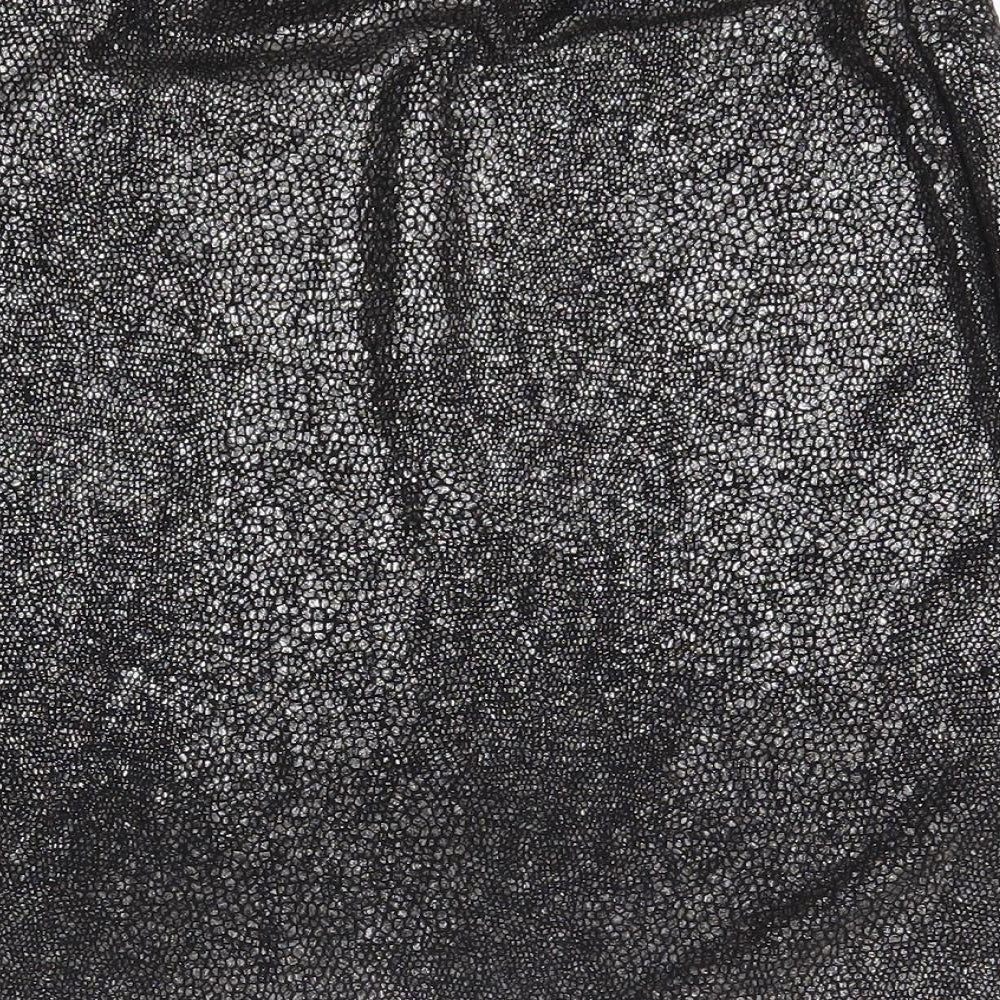 Missguided Womens Silver   A-Line Skirt Size 10