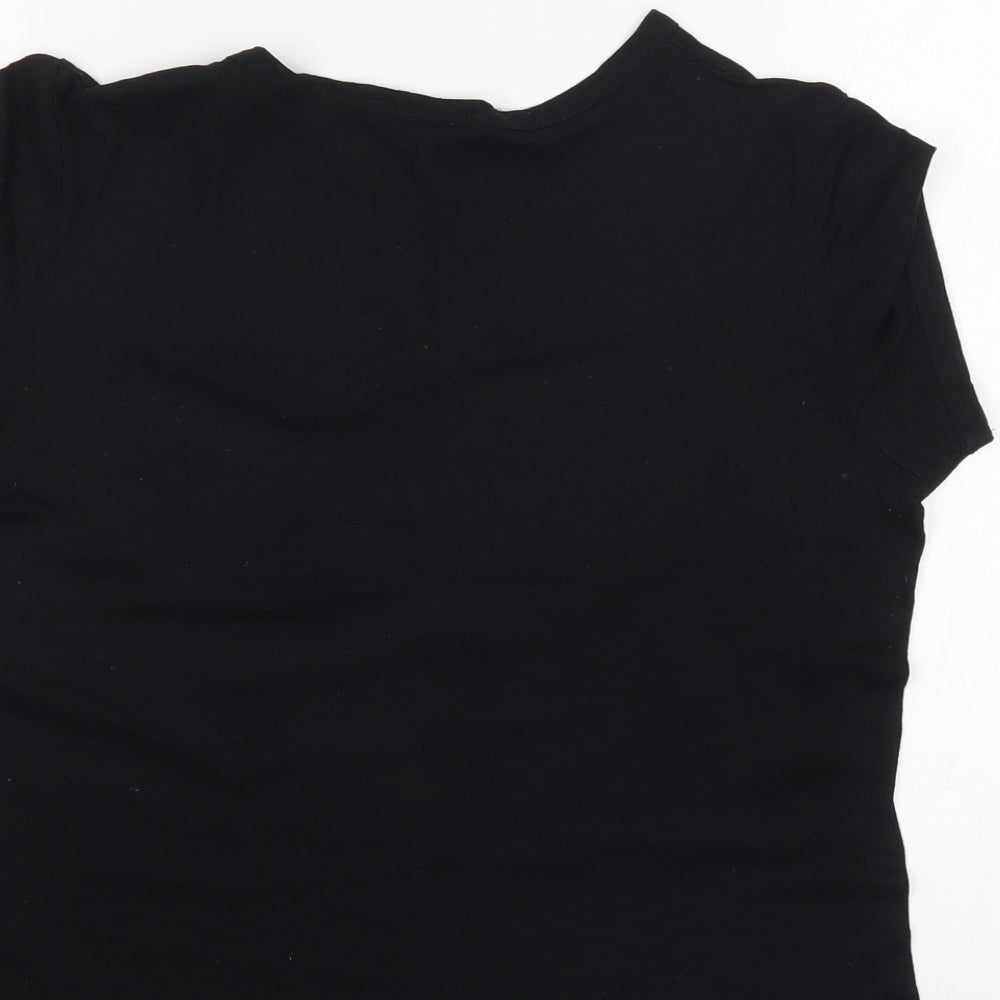 Zara Womens Black   Basic T-Shirt Size S
