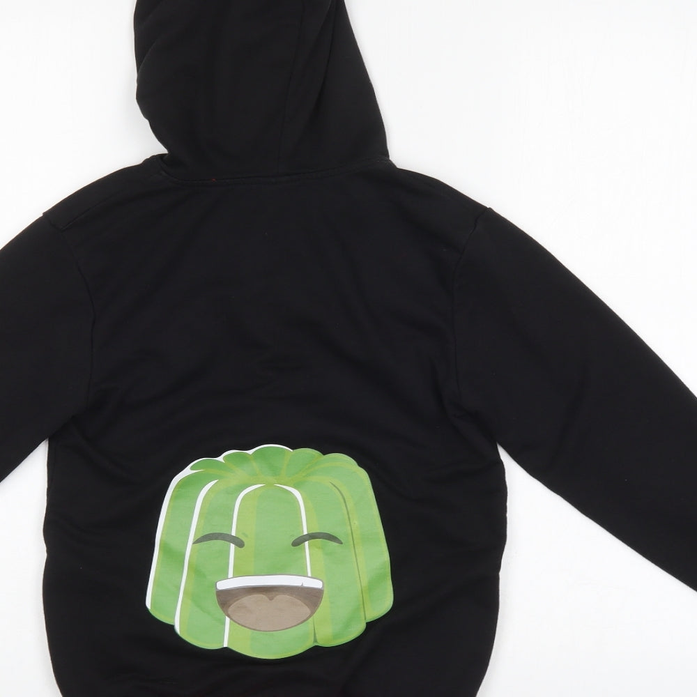 FOANJA Boys Black   Full Zip Hoodie Size 11 Years