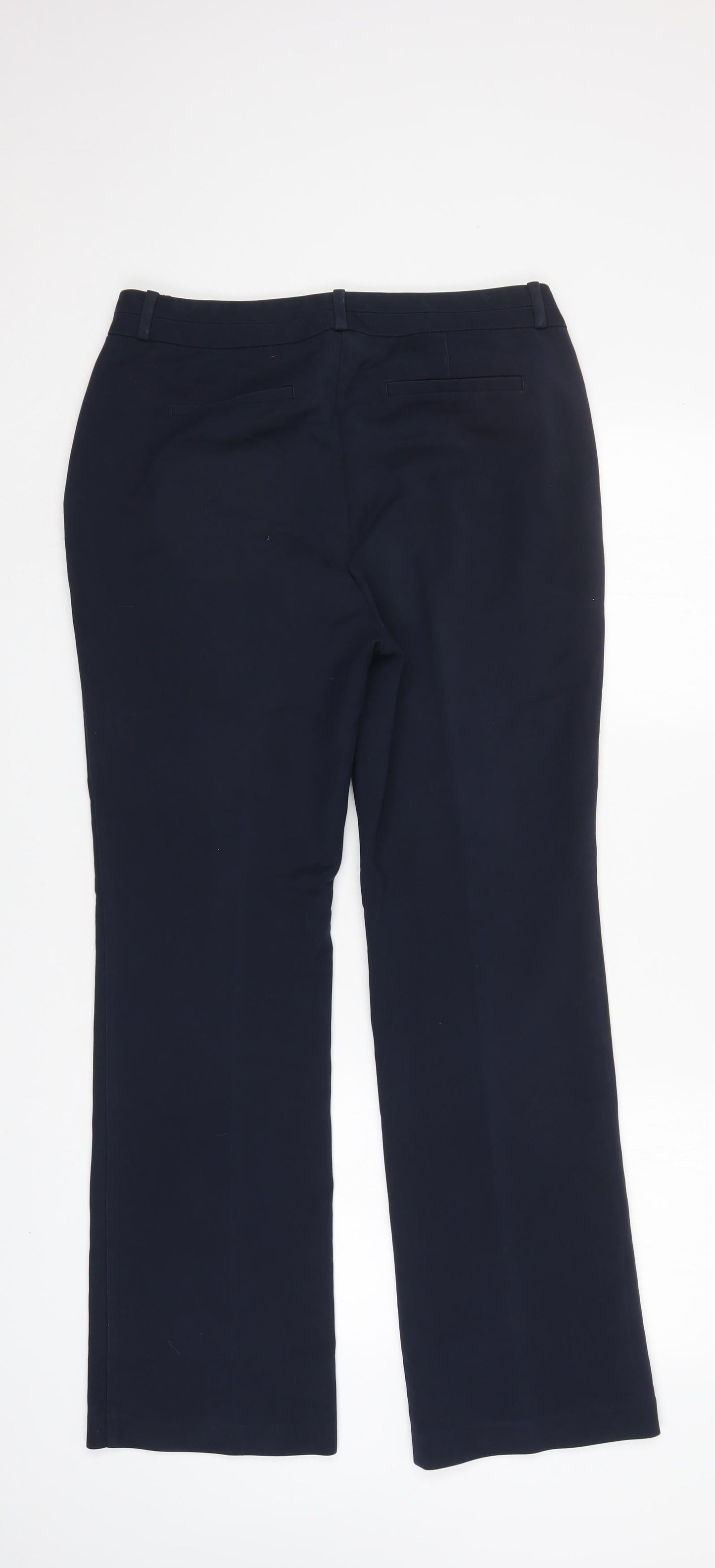 M&S Womens Blue   Trousers  Size 12 L20 in