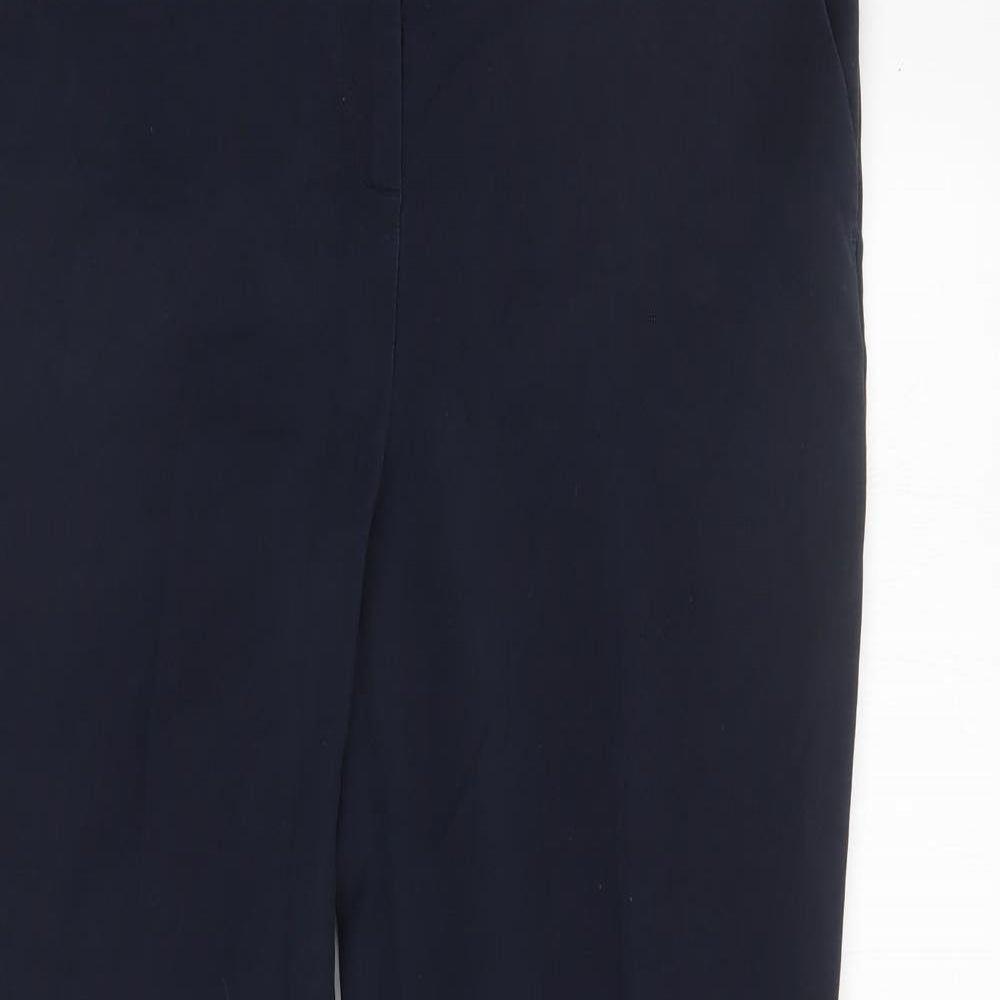 M&S Womens Blue   Trousers  Size 12 L20 in