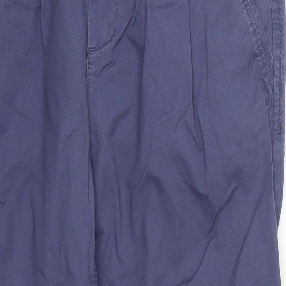 ESPRIT Womens Blue   Cropped Trousers Size 6 L21 in