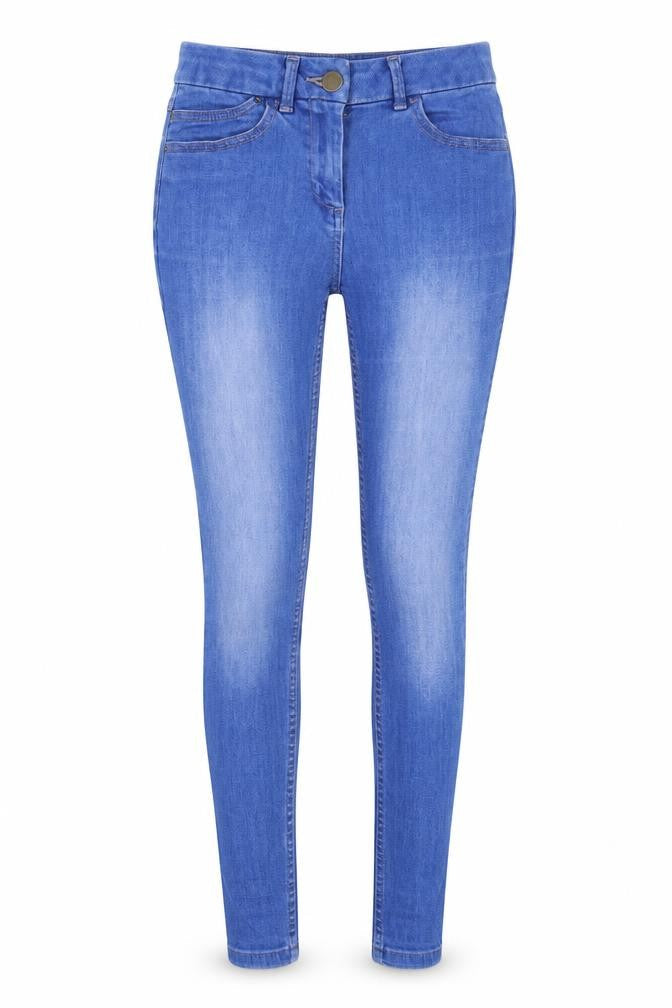Marks and Spencer Womens Blue  Denim Skinny Jeans Size 8 L27 in
