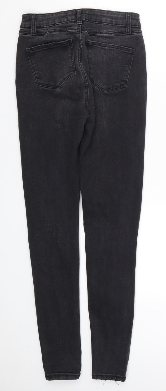 Denim Co Womens Grey  Denim Skinny Jeans Size 6 L27 in