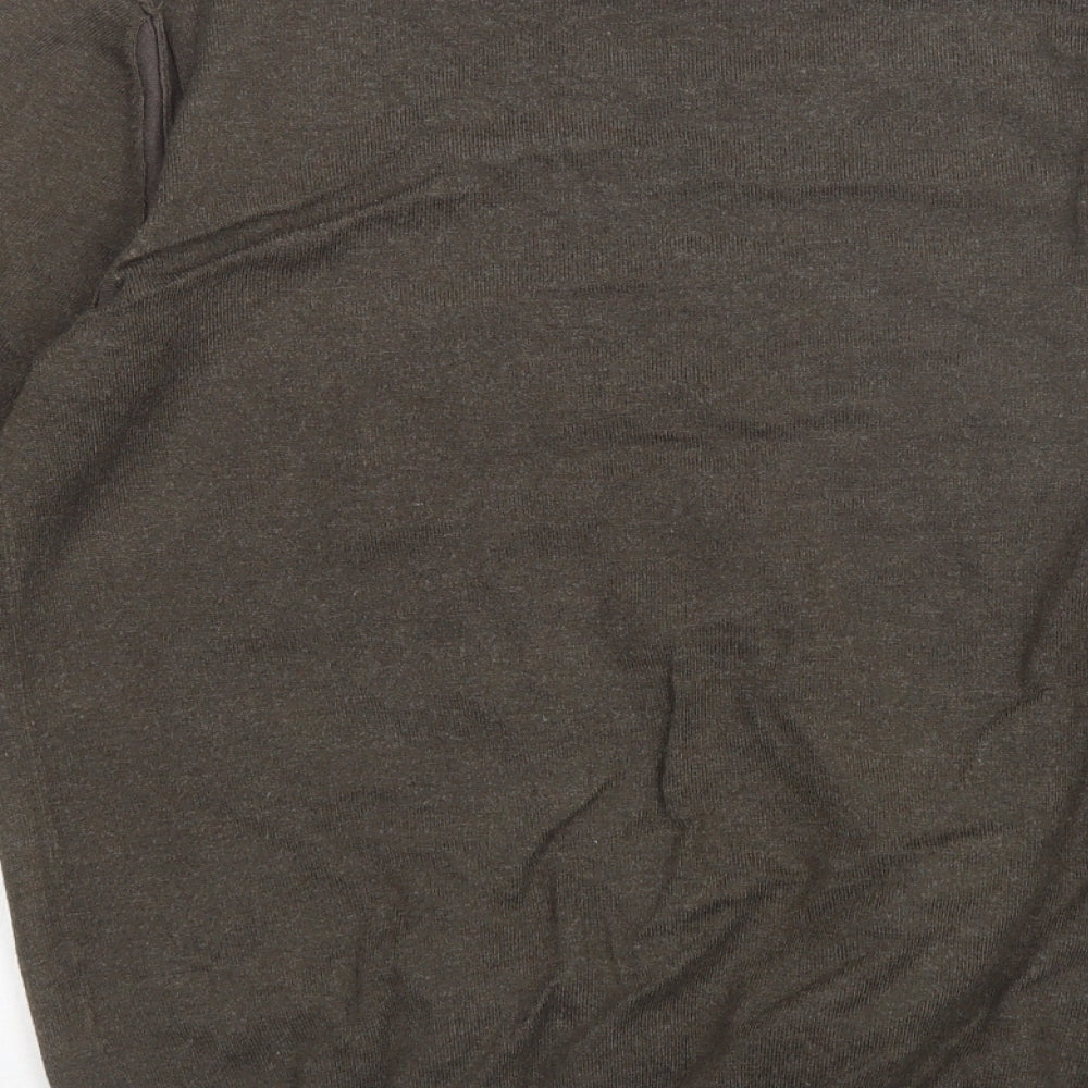 Liu Jo Mens Brown  Knit Pullover Jumper Size L