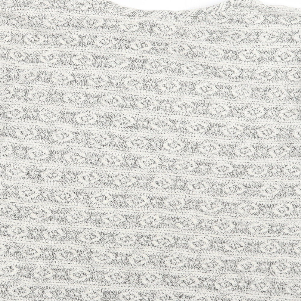 Topshop Womens Beige  Knit Pullover Jumper Size 10